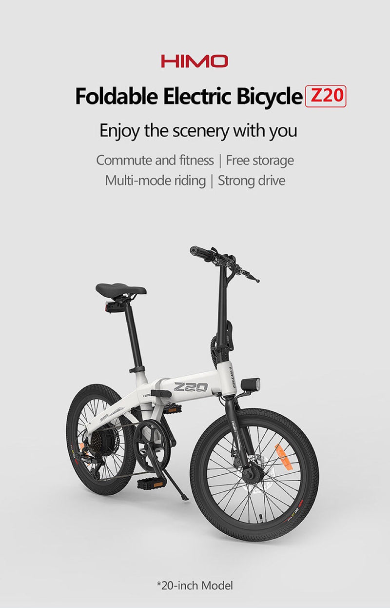 HIMO Z20 (6 Speed) Folding Electric Bike - 250w | Trim Tech