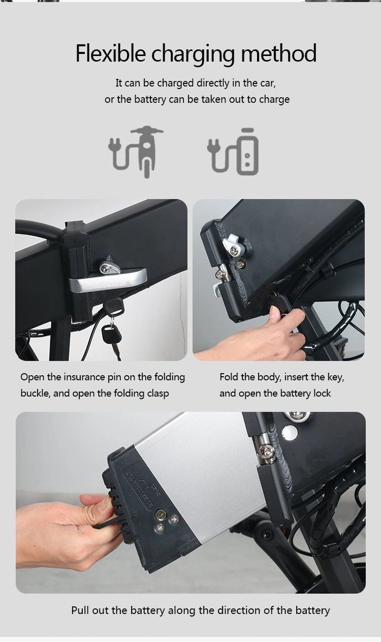 Mankeel MK010 Electric Folding Bike - 250w